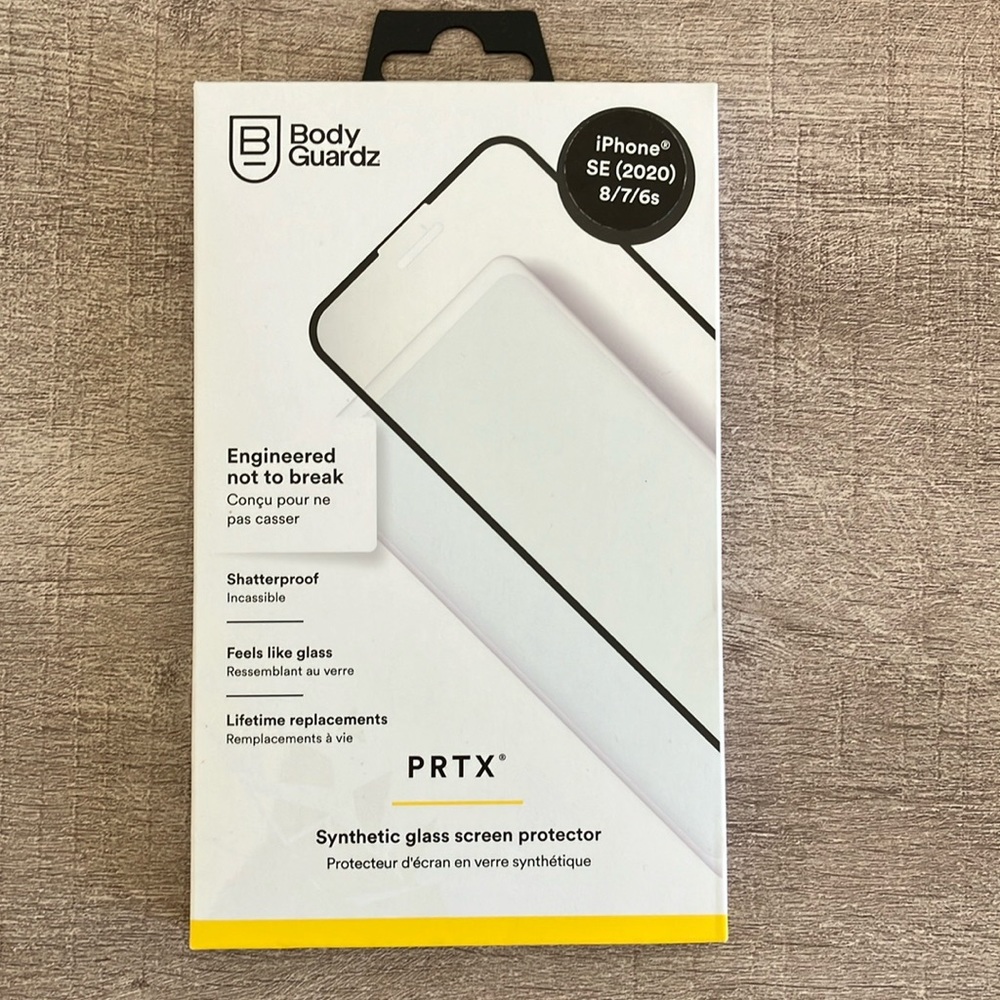 NWB iPhone 2020 SE 8/7/6s Synthetic Glass Screen Protector